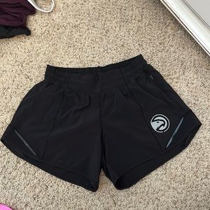 Size 6 black Lululemon shorts